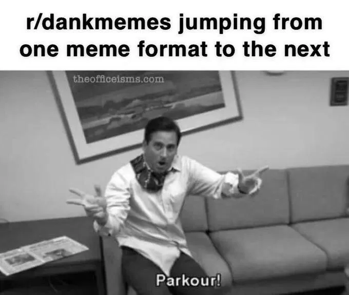 The Office and the Parkour Meme photo 0